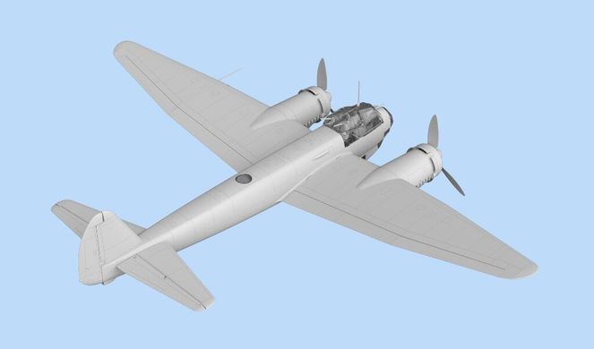 1/48 Junkers Ju-88A-11 германский бомбардировщик (ICM 48235), сборная модель