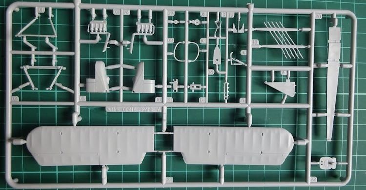 1/72 Royal Aircraft Factory BE2c Scout британский истребитель (Airfix 02104) сборная модель