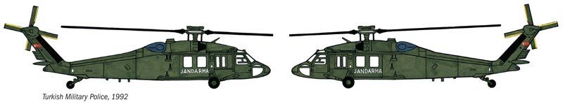 UH-60A Black Hawk + клей + краска + кисточка 1:72