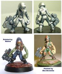 HassleFree Miniatures - Stahler, mean space goblin with gun - HF-HFB001