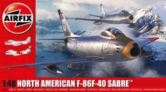 1/48 North American F-86F-40 Sabre американский истребитель (Airfix A08110), сборная модель