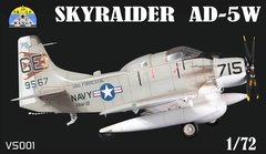 1/72 Skyraider AD-5W американский самолет (Skale Wings VS001) сборная модель