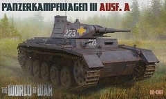 1/72 Pz.Kpfw.III Ausf.A германский танк + журнал (IBG Models W-001) простая сборка