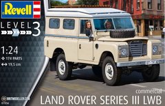 1/24 Автомобиль Land Rover Series III LWB Commercial (Revell 07056), сборная модель