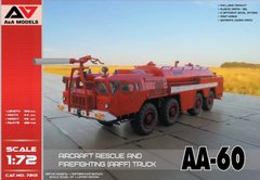 1/72 АА-60(7310)-160.01 аеродромний пожежний автомобіль (AA Models 7201) збірна модель