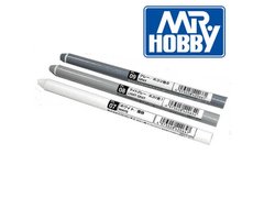 Снег и иней: набор карандашей для эффектов Mr. Hobby Weathering Liner Snow Color Set PP203