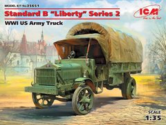 1/35 Standard B "Liberty" Series 2 грузовик Первой мировой (ICM 35651), сборная модель