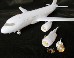 1/144 Фототравление для пассажирского самолета Airbus A319 (Metallic Details MD14401)