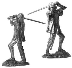 54 мм Сэр Томас Рос, 15 век, оловянная миниатюра (Солдатики Публия PTS-5113)