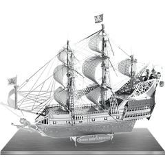 Queen Anne’s Revenge Ship, збірна металева модель (IconX ICX009) 3D-пазл