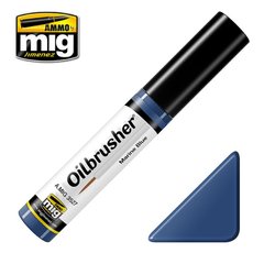 Краска масляная -СИНИЙ- A.MIG-3527 MARINE BLUE Oilbrusher Ammo by Mig Jimenez