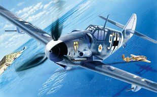 1/72 Messerschmitt Bf-109G-6 германский истребитель (Italeri 063) сборная модель