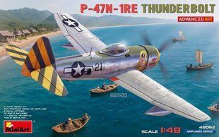 1/48 Винищувач P-47N-1RE Thunderbolt, розширена серія Advanced&nbsp;Kit (Miniart 48062), збірна модель