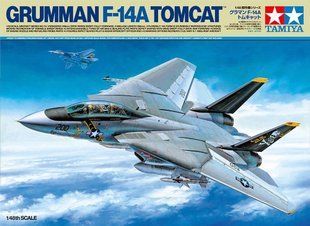 1/48&nbsp;Grumman F-14A Tomcat американський палубний багатоцільовий винищувач (Tamiya 61114), збірна модель