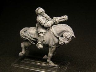 Империя (Empire) - Mounted Arquebusier II - GameZone Miniatures GMZN-02-58