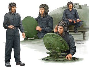 1/35 Радянський танковий екіпаж, 4 фігури (Trumpeter 00435), збірні пластикові