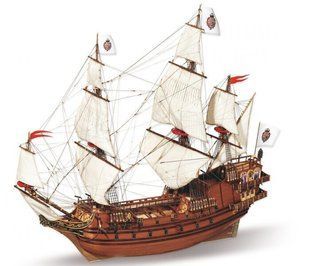 1/60 Галеон Apostol Felipe XVI-XVII (OcCre 14000), збірна дерев'яна модель