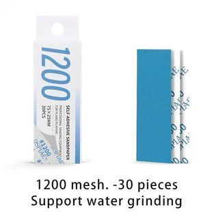 Наждачний папір #1200 гріт 25х75 мм на самоклейці, 30 штук (DSPIAE XSP Self-Adhesive Sandpaper)