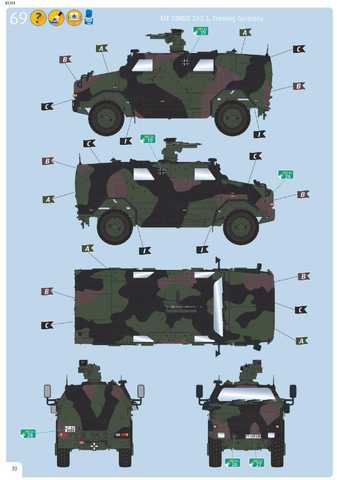 1/35 Бронеавтомобиль Dingo 2 GE A2.3 PatSi (Revell 03284), сборная