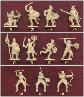 Сарацины 1/72 Saracen Warriors, Moor Warriors (Italeri 6010) 23 фигуры