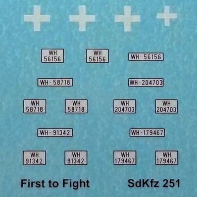 1/72 Sd.Kfz.11 артиллерийский тягач + журнал (First To Fight 041) сборка без клея