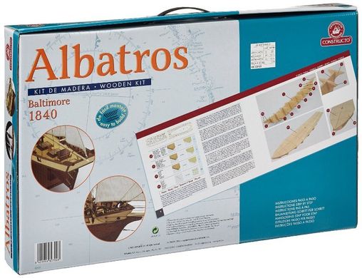 1/55 Шхуна Albatros + инструменты (Constructo 80702) сборная деревянная модель