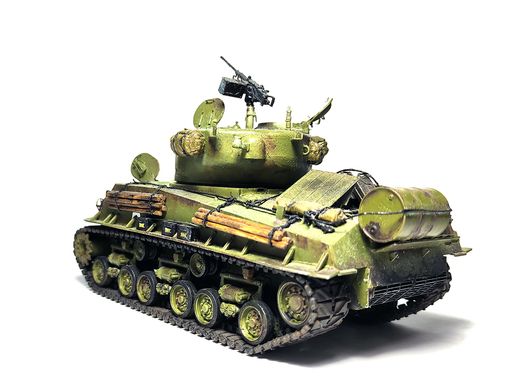 1/35 Танк M4A3 76W Sherman HVSS, готова модель з повним інтер'єром, авторська робота