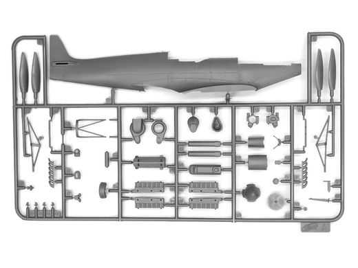 1/48 Spitfire Mk.IX британський винищувач (ICM 48061), збірна модель