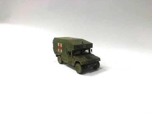 1/72 Автомобіль HMMWV M997 Hummer Maxi Ambulance, готова модель (авторська робота)