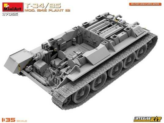 1/35 Танк Т-34/85 завода №112 образца 1945 года, модель с полным