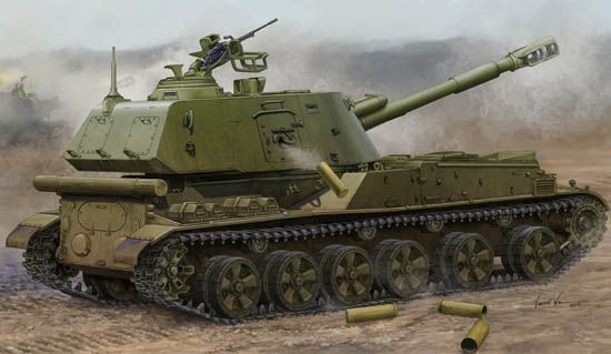1/35 2С3 "Акация" (поздняя) 152-мм самоходная артиллерийская установка (Trumpeter 05567) сборная модель