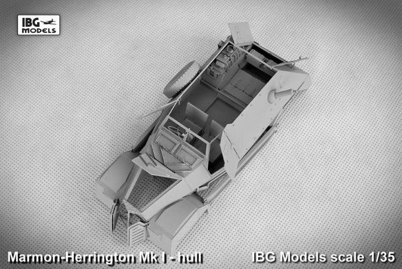 1/35 Marmon-Herrington Mk.I британский бронеавтомобиль (IBG Models 35021) ИНТЕРЬЕРНАЯ модель