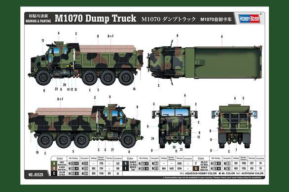 1/35 M1070 военный грузовик-самосвал (Hobbyboss 85526), сборная модель