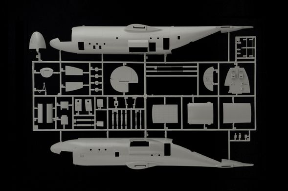1/72 Самолет AC-130H "Spectre" Hercules Gunship (Italeri 1310), сборная модель
