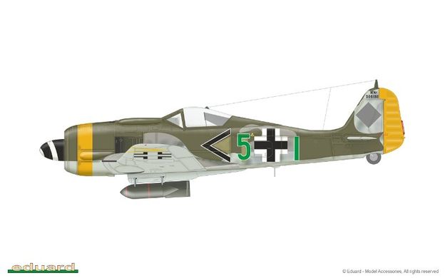 1/72 Focke-Wulf FW-190F-8 германский истребитель _Weekend Edition_ (Eduard 7440)