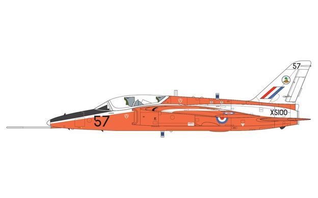 1/72 Folland Gnat T.1 учебно-тренировочный самолет&nbsp;(Airfix A02105), сборная модель