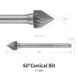 Насадка с конусной фрезой 60 градусов для DSPIAE AT-CT &ldquo;I-deal&rdquo; Plastic Chamfering Tool