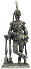 54 мм Полковник Лейб-гвардии Драгунского полка. Россия, 1910-14 гг., оловянная миниатюра (EK Castings R131)