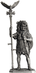 54 мм Аквилифер римского легиона, 1-2 века н. э. (EK Castings A-264), коллекционная оловянная миниатюра