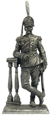 54 мм Полковник лейб-гвардії драгунського полку, Росія 1910-14 років, колекційна олов'яна мініатюра (EK Castings R131)