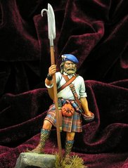 54 мм Scotish Highlander (17th Century AD)