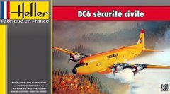 1/72 Літак Douglas DC-6 Securite Civile (Heller 80330), збірна модель