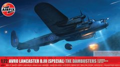 1/72 Avro Lancaster B.III (Special) "The Dambusters" англійський бомбардувальник (Airfix A09007A), збірна модель