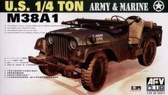 M38A1 1/4-тонный военный автомобиль 4x4 1:35