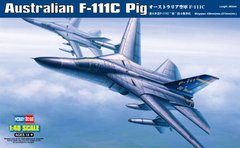 1/48 F-111C Aardvark "Pig" самолет ВВС Австралии (HobbyBoss 80349) сборная модель