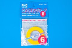 Маскувальна стрічка Mr.Masking Tape 6 мм, довжина 18 мм (Gunze Sangyo MT601)
