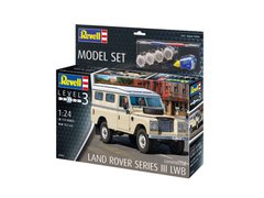 1/24 Автомобіль Land Rover Series III LWB Commercial, серія Model Set з фарбами та клеєм (Revell 67056), збірна модель