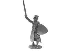 54мм Тевтонский рыцарь, коллекционная оловянная миниатюра