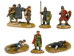 Темные века (Dark Ages) - Norman Characters and Casualties(7 figs) - Crusader Miniatures NS-CM-DAN011