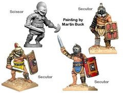 Древние (Ancients) - Secutores and Scissor (4) - Crusader Miniatures NS-CM-ANG002